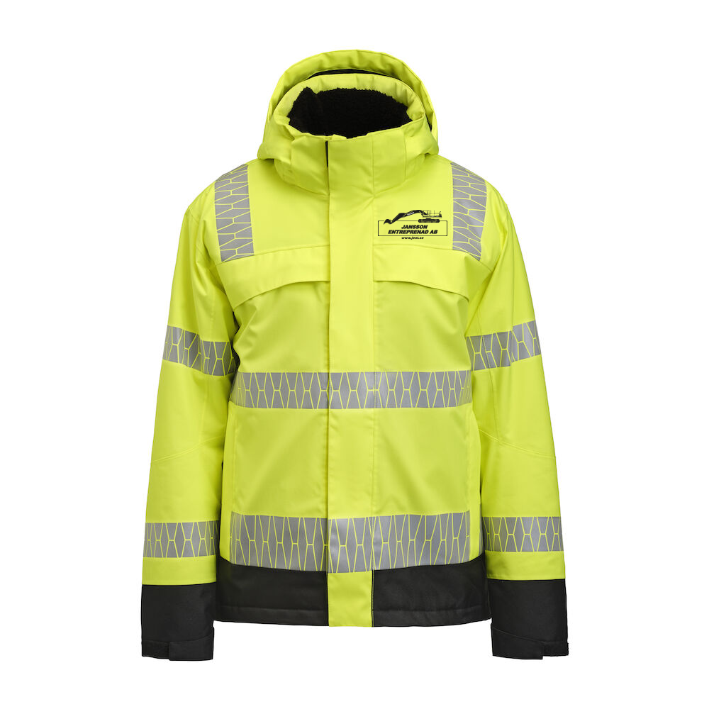 Vinterjacka Varsel Gul/Svart